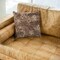 Edge Collections - Double sided 12" x 20" - Brown - Luxurious Faux Fur Throw Pillow - 1 Piece